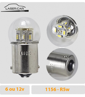 Ampoules LED 1156 ,12V, BA15s GLB382 , Ampoules led Lasercar 4 couleurs