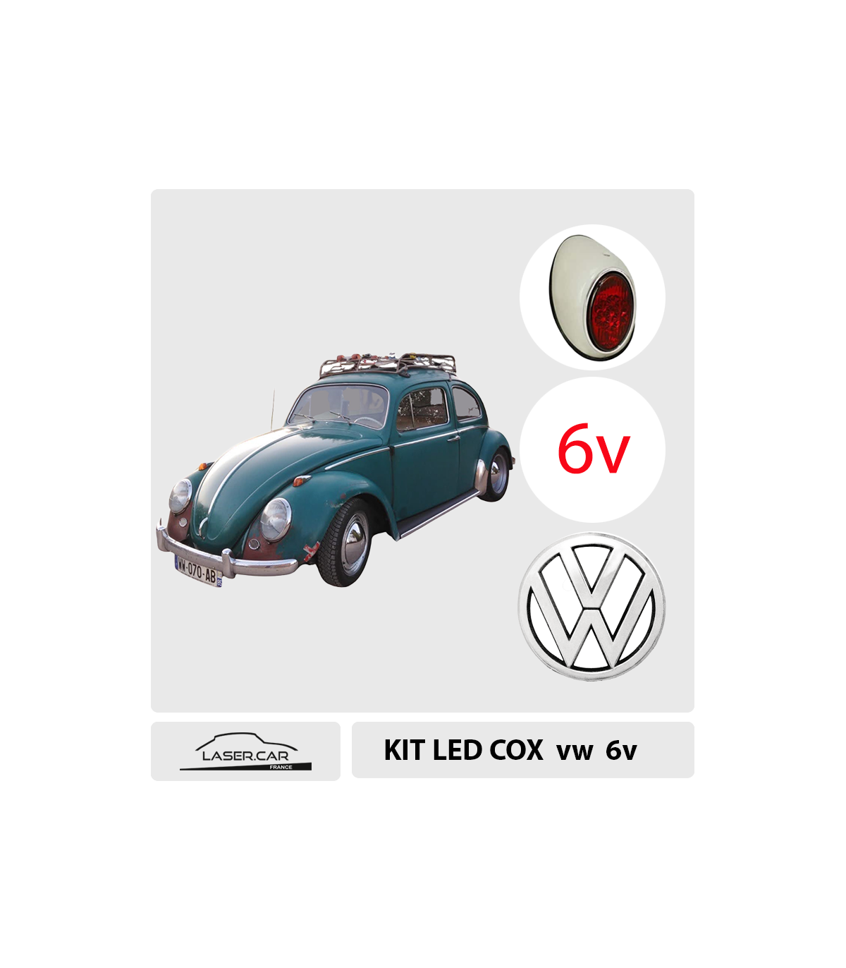 Lampe Volkswagen Coccinelle - Lampe Voiture