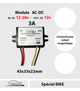 Convertisseur AC DC  regulateur volant magnetique 3A