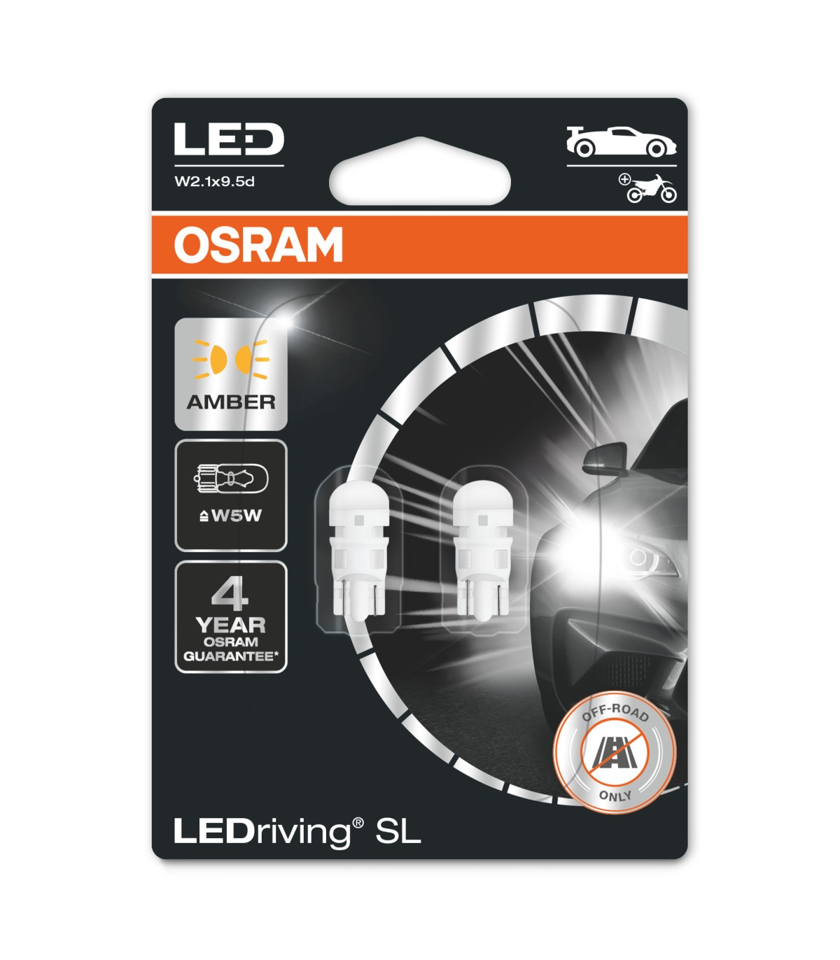 T10 LED W5W 12V OSRAM LEDriving SL