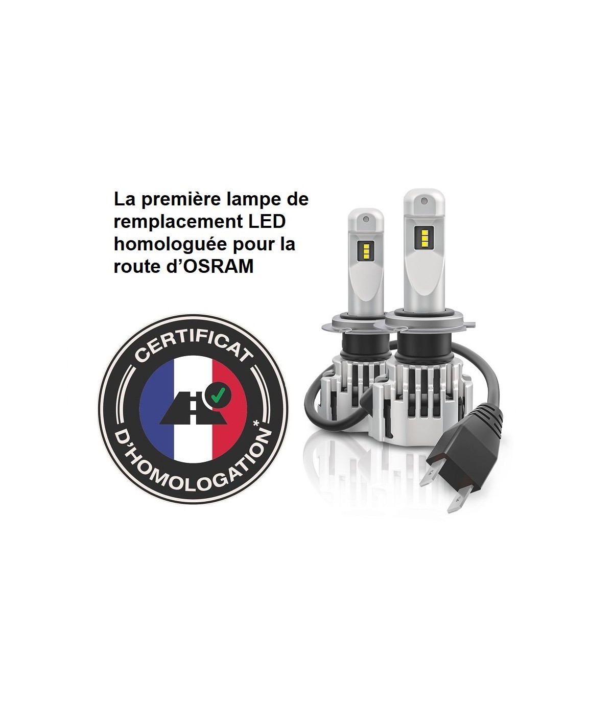 OSRAM Adaptateur pour LED H7 Night Breaker LEDCAP07 Type de construction ( ampoule de voiture) Adapter für Night Breaker - Conrad Electronic France