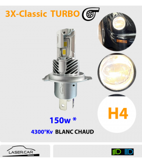 Pack 2 Ampoules led phare ventilées HB4 9006 Anti-erreur ODB 6000K E9