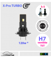 H7 LED 120w* 1:1,  PRO TURBO TST