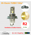 R2-P45T LED 12v, Code Européen, Série 3x-classic TURBO